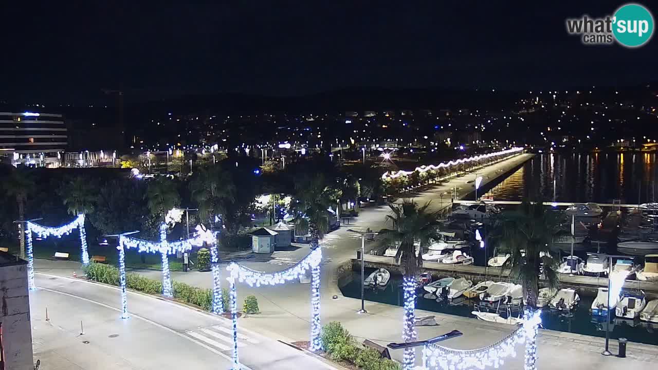Webcam Capodistria – marina e lungo mare dall’Hotel Grand Koper