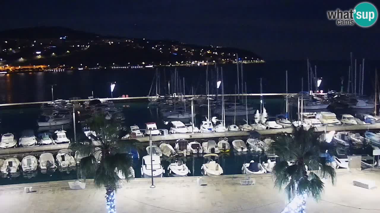 Webcam Capodistria – marina e lungo mare dall’Hotel Grand Koper