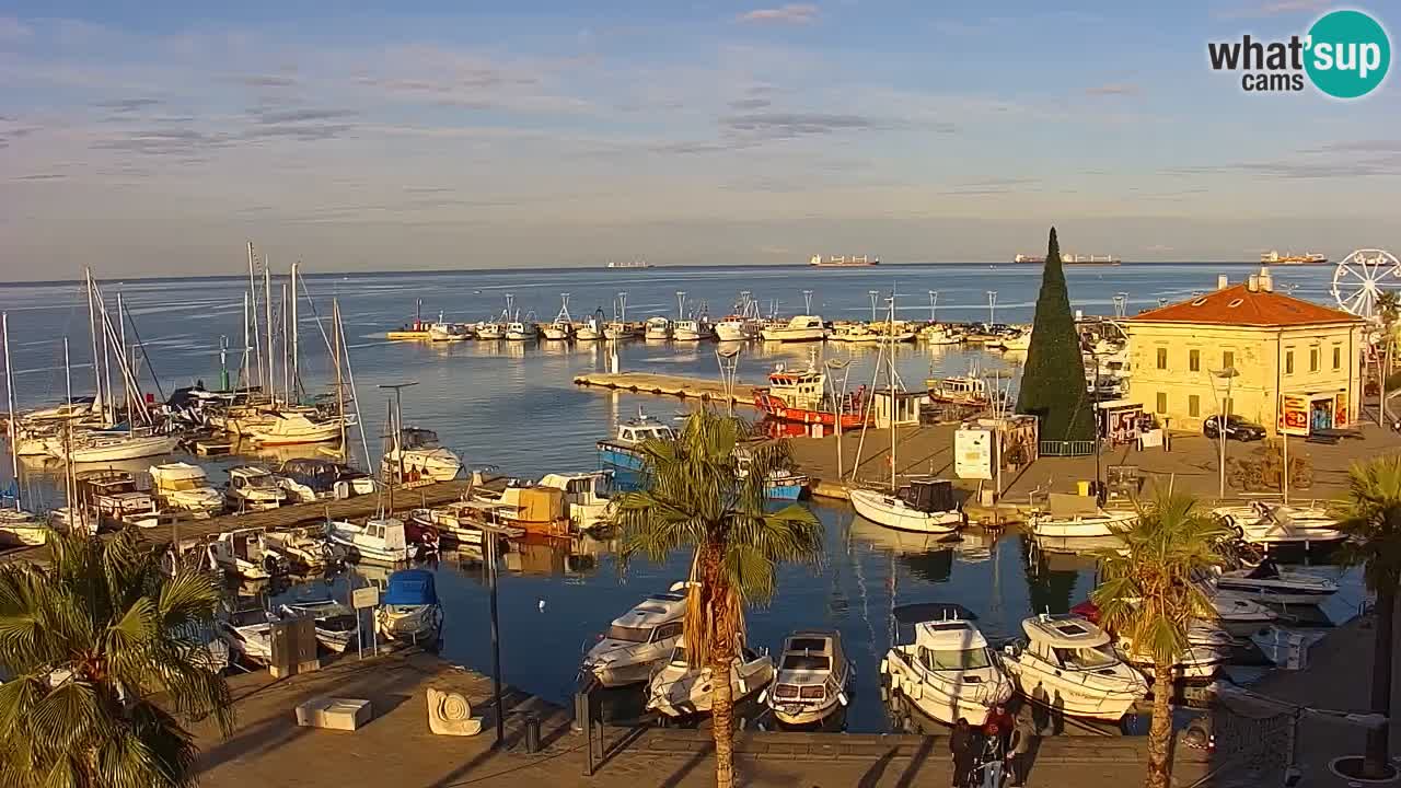 Webcam Capodistria – marina e lungo mare dall’Hotel Grand Koper
