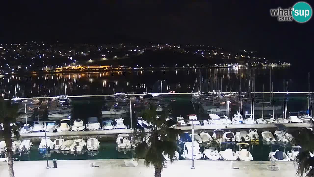 Web kamera Koper – marina i promenada – hotel Grand Koper