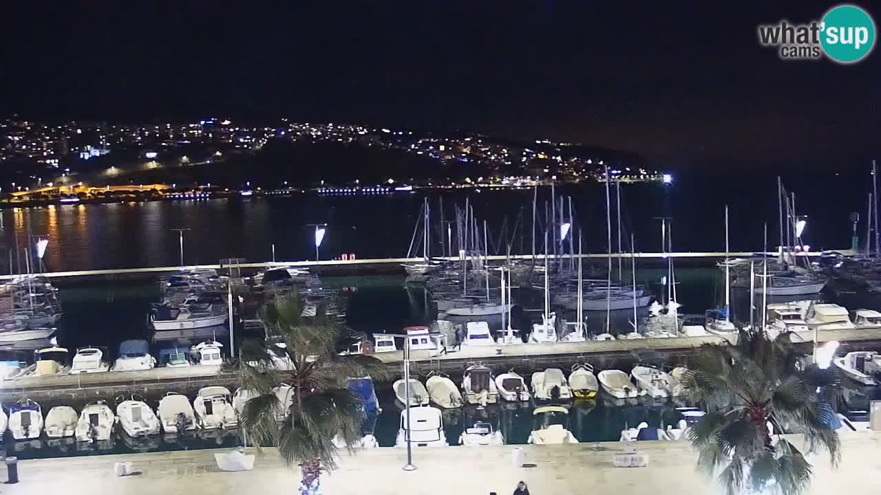 Webcam Capodistria – marina e lungo mare dall’Hotel Grand Koper