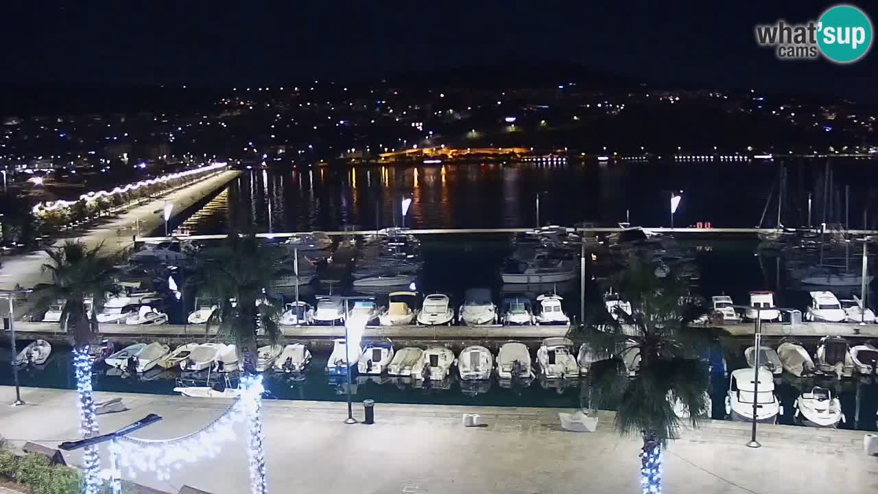 Web kamera Koper – marina i promenada – hotel Grand Koper