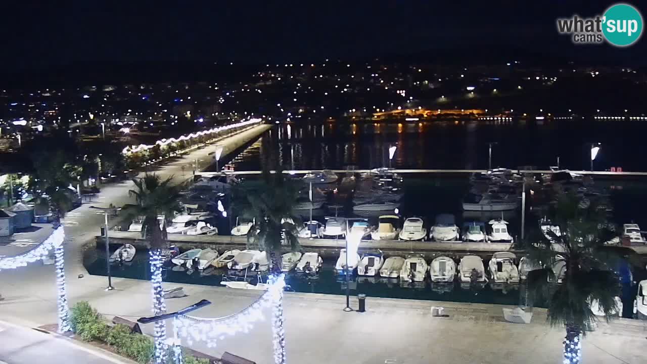 Web kamera Koper – marina i promenada – hotel Grand Koper