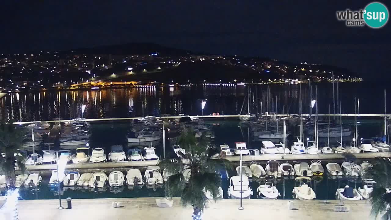 Camera en vivo Koper – puerto deportivo y paseo marítimo desde el Hotel Grand Koper