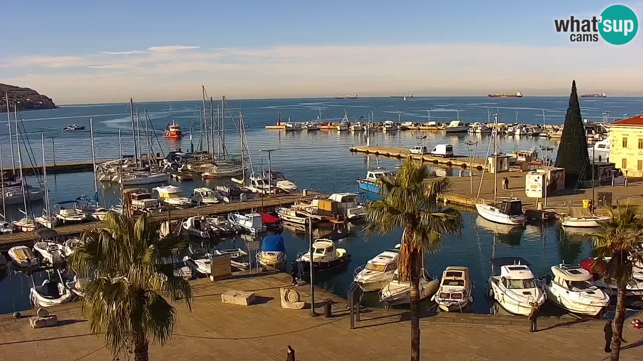 Web kamera Koper – marina i promenada – hotel Grand Koper