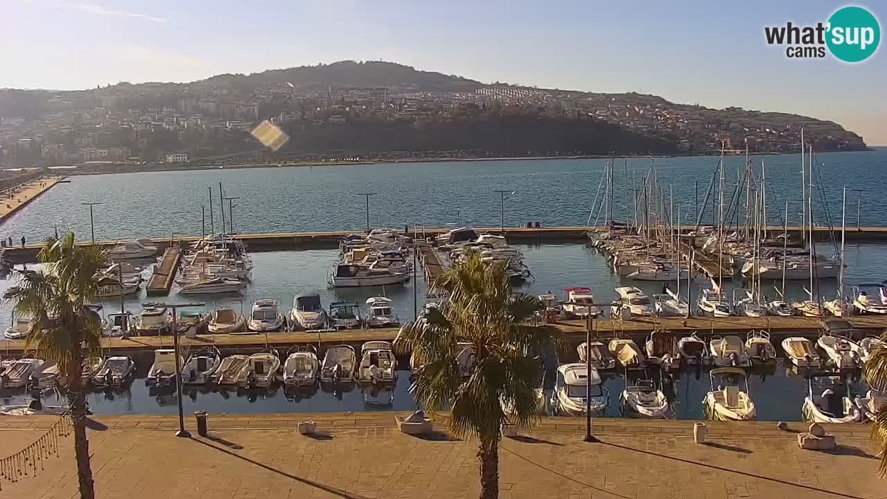 Webcam en vivo del Puerto de Koper – puerto de carga y cruceros – Eslovenia