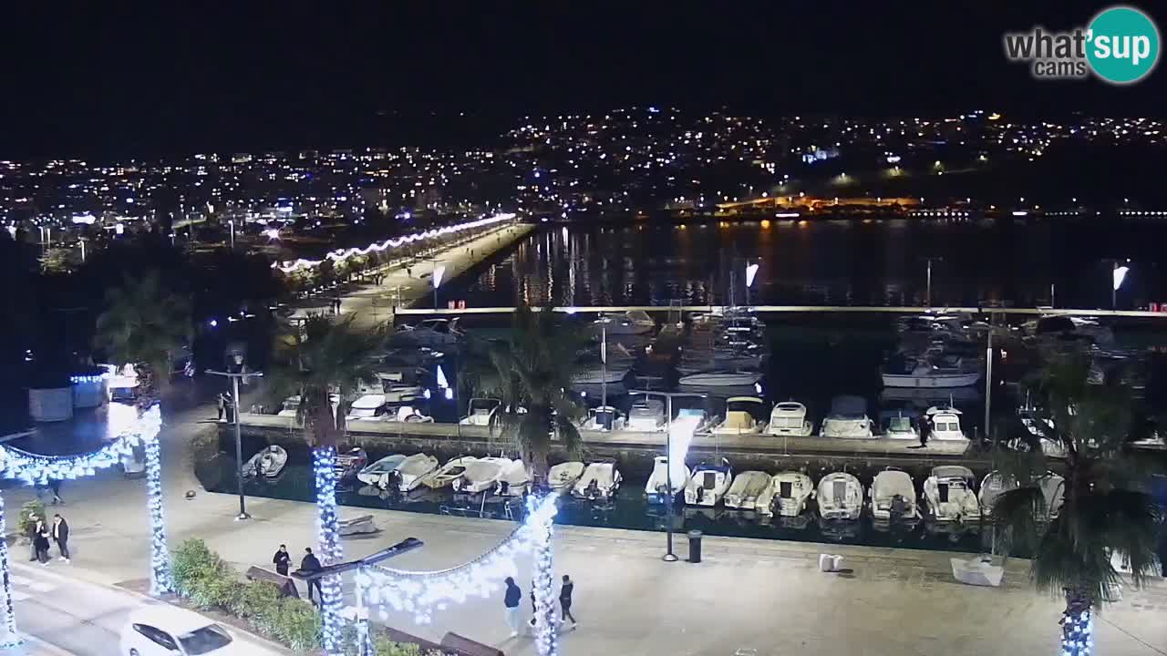 Web kamera Koper – marina i promenada – hotel Grand Koper