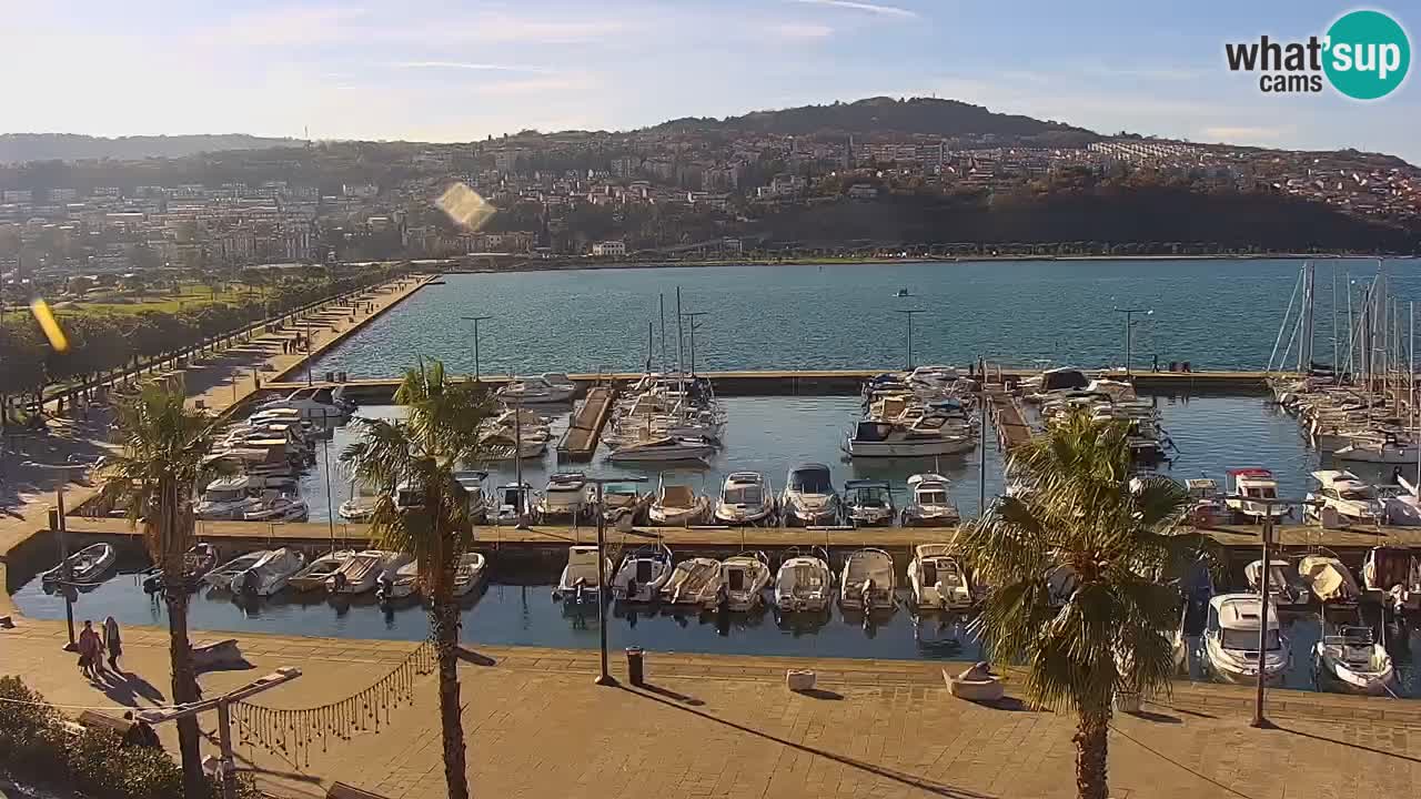 The Port of Koper live webcam – cruise and cargo port – Slovenia