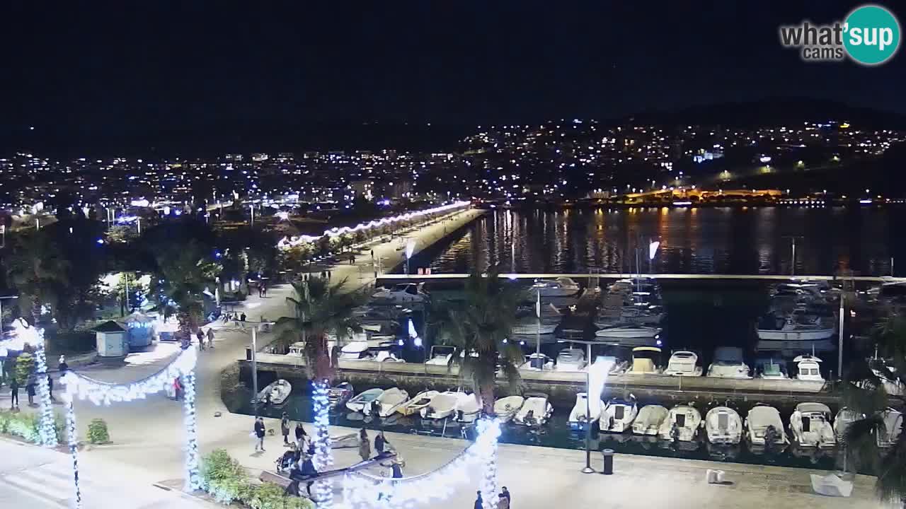 Webcam Capodistria – marina e lungo mare dall’Hotel Grand Koper