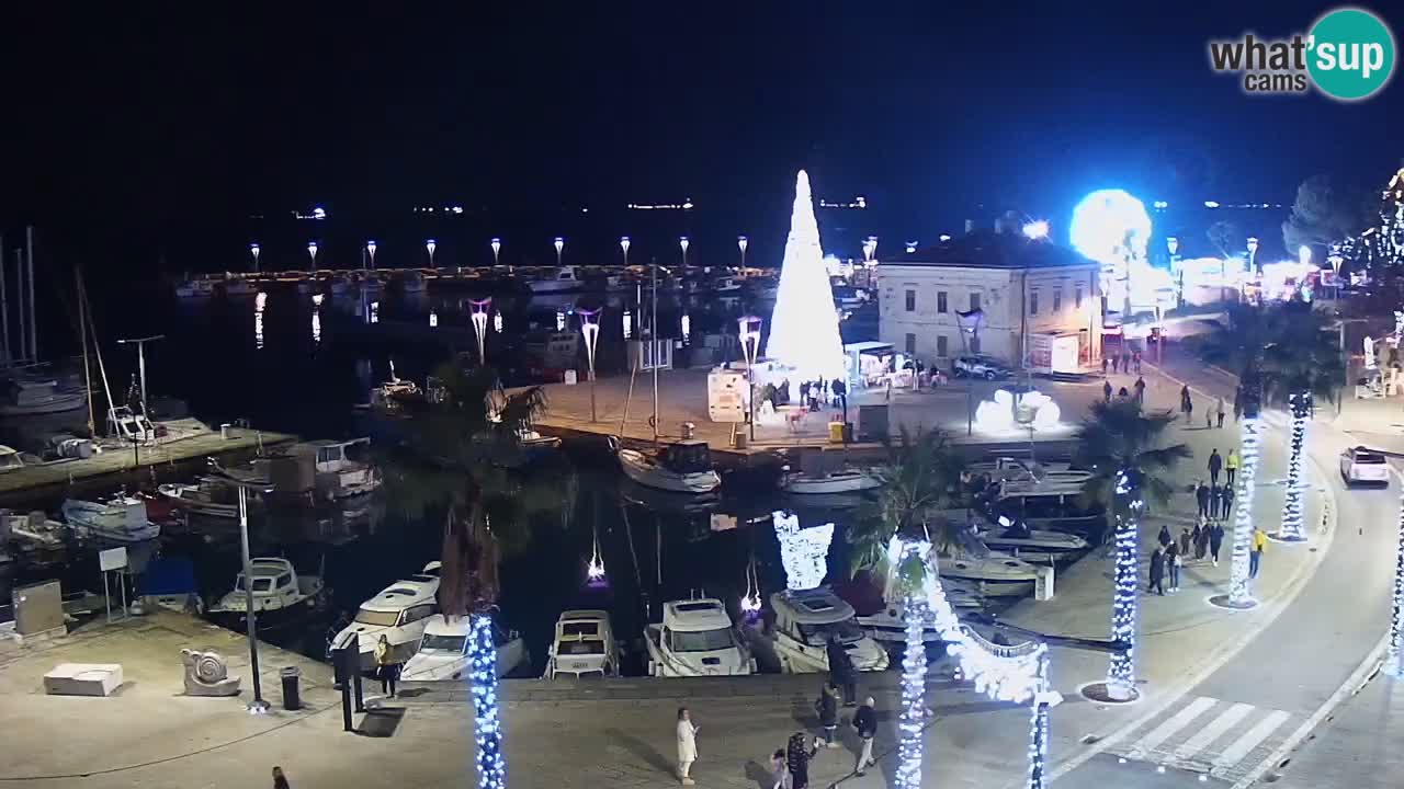 Webcam Capodistria – marina e lungo mare dall’Hotel Grand Koper