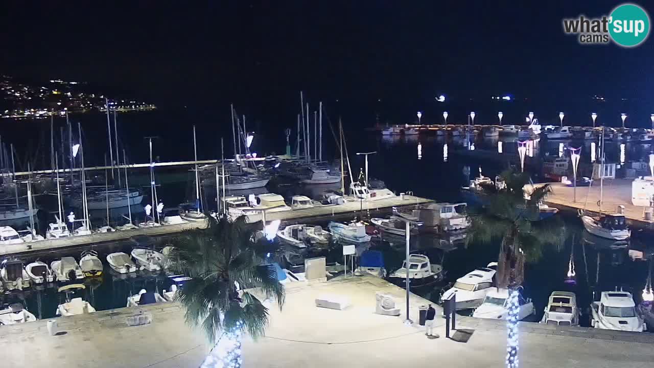 Webcam Capodistria – marina e lungo mare dall’Hotel Grand Koper