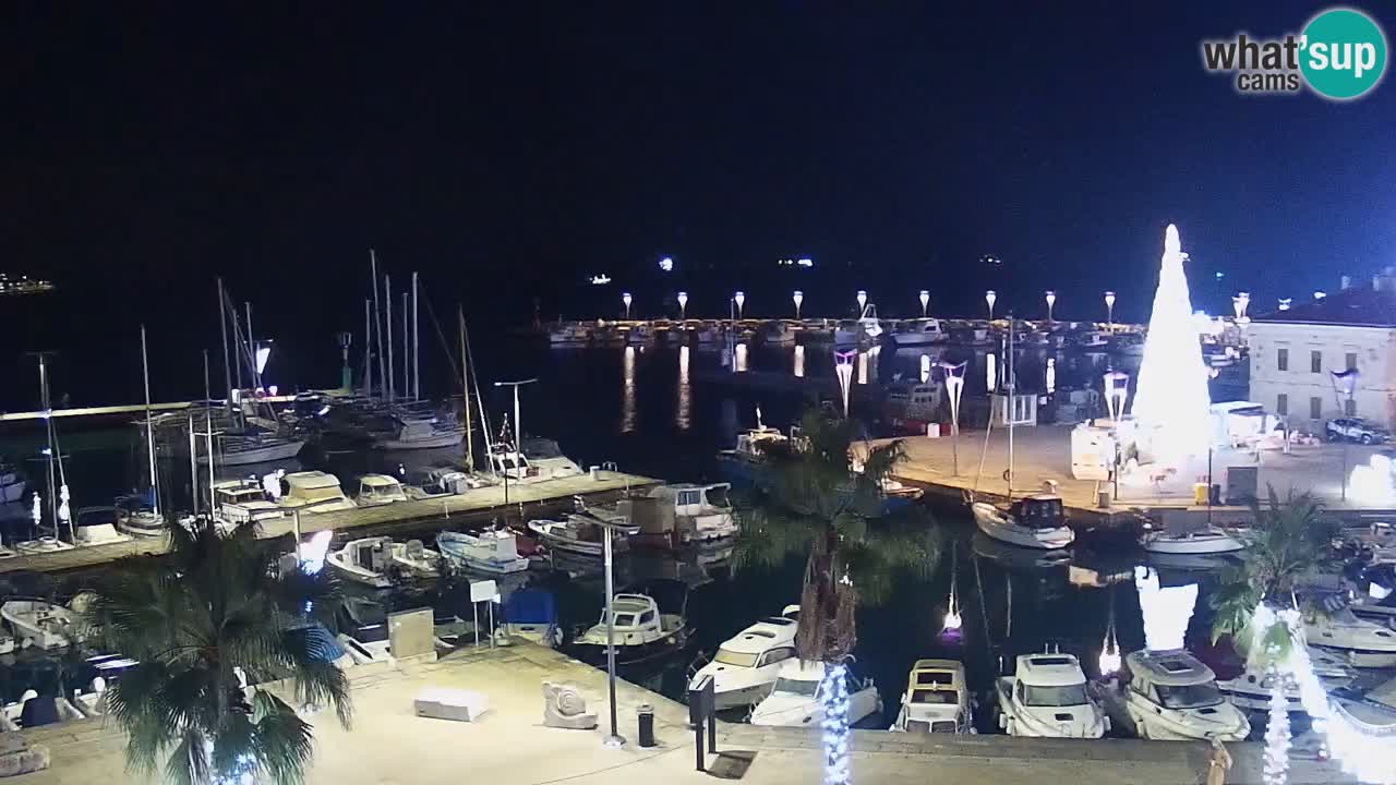 Webcam Capodistria – marina e lungo mare dall’Hotel Grand Koper