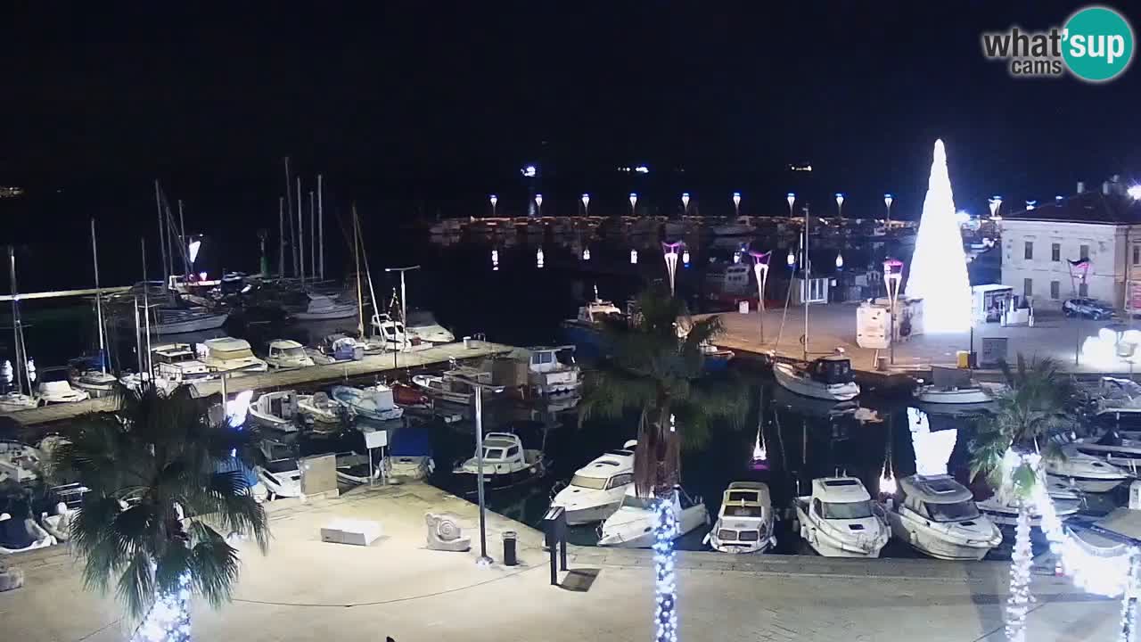 Der Hafen von Koper Live-Webcam – Kreuzfahrt- und Frachthafen – Slowenien