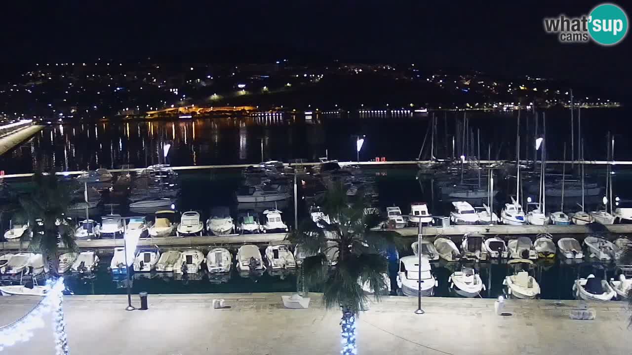 Webcam Capodistria – marina e lungo mare dall’Hotel Grand Koper