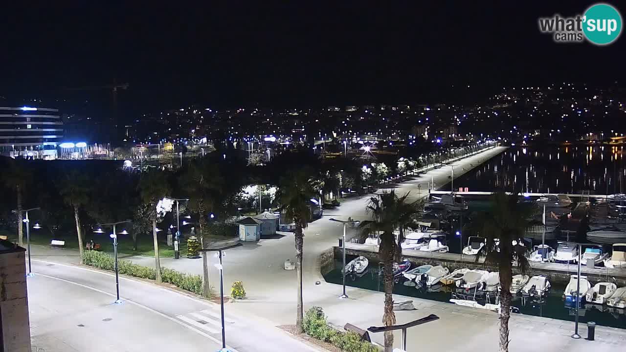 Webcam Capodistria – marina e lungo mare dall’Hotel Grand Koper