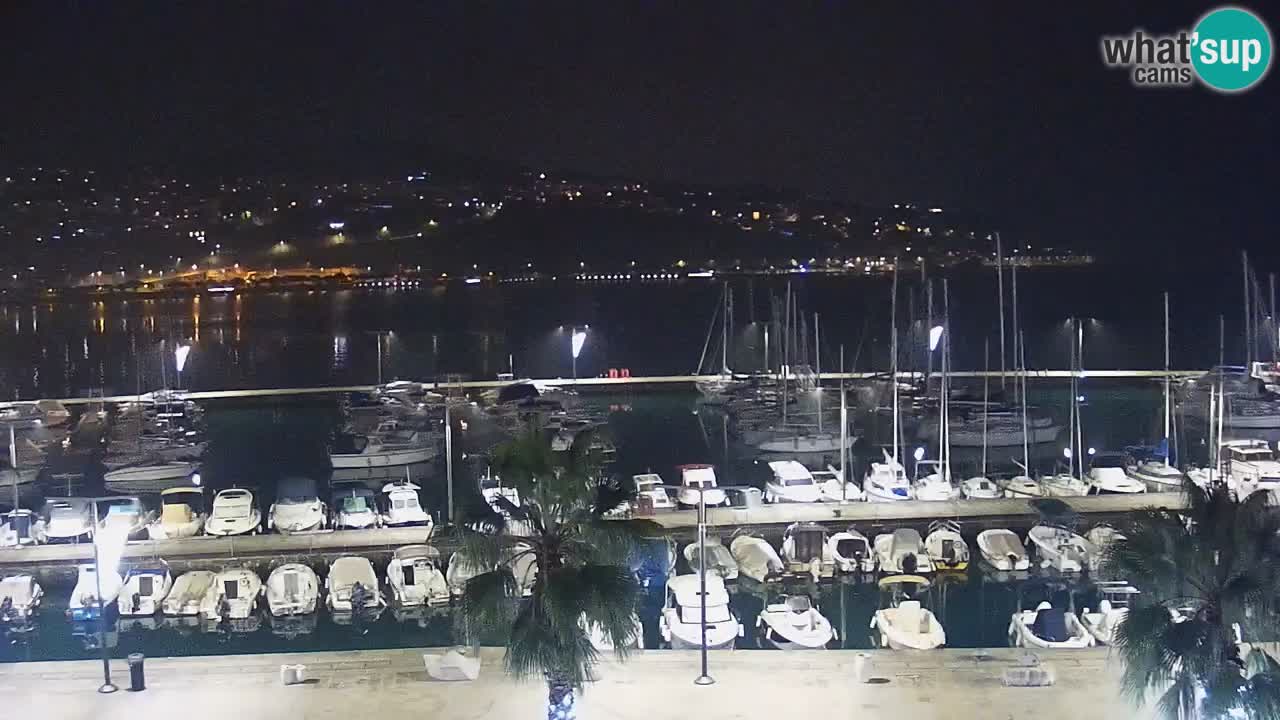 Webcam Capodistria – marina e lungo mare dall’Hotel Grand Koper