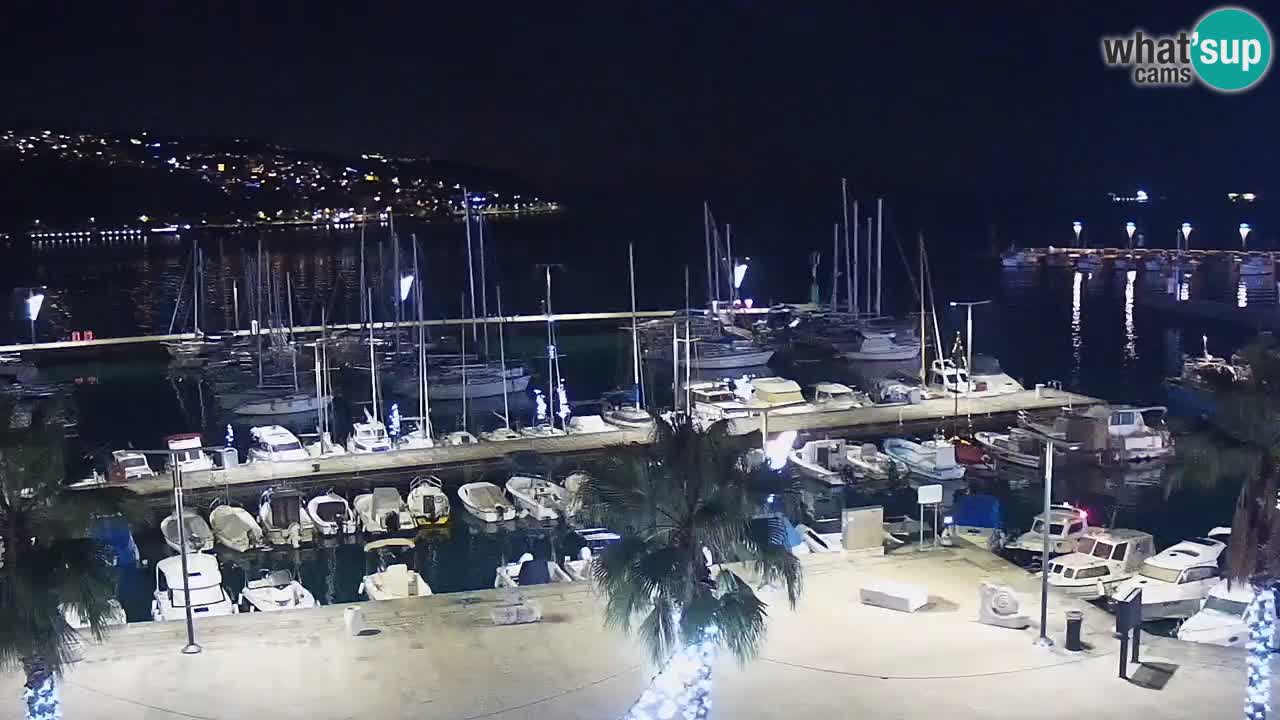 Web kamera Koper – marina i promenada – hotel Grand Koper