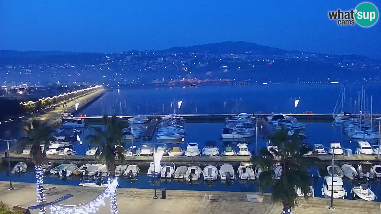 Web kamera Koper – marina i promenada – hotel Grand Koper