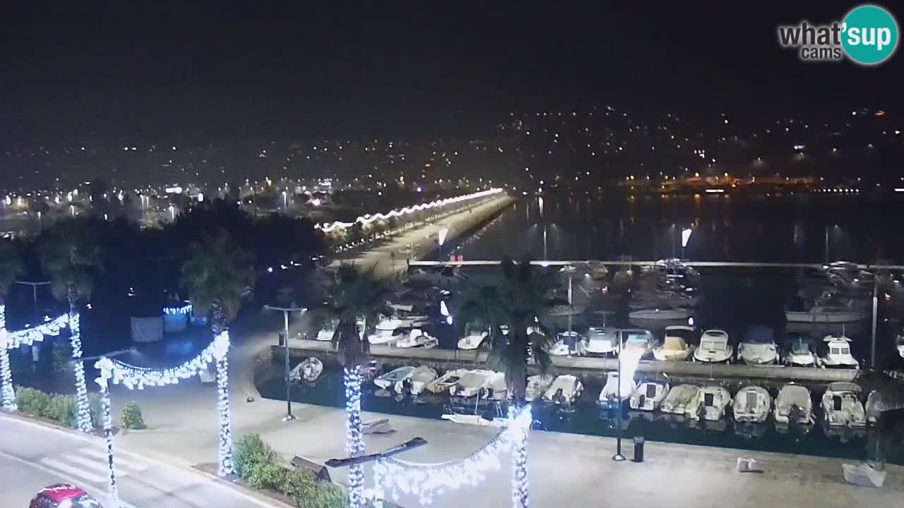 Webcam Capodistria – marina e lungo mare dall’Hotel Grand Koper
