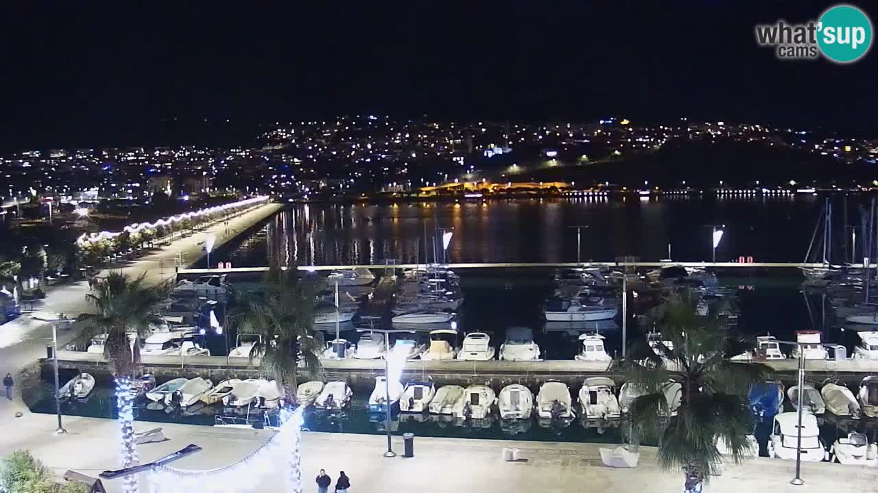 Web kamera Koper – marina i promenada – hotel Grand Koper