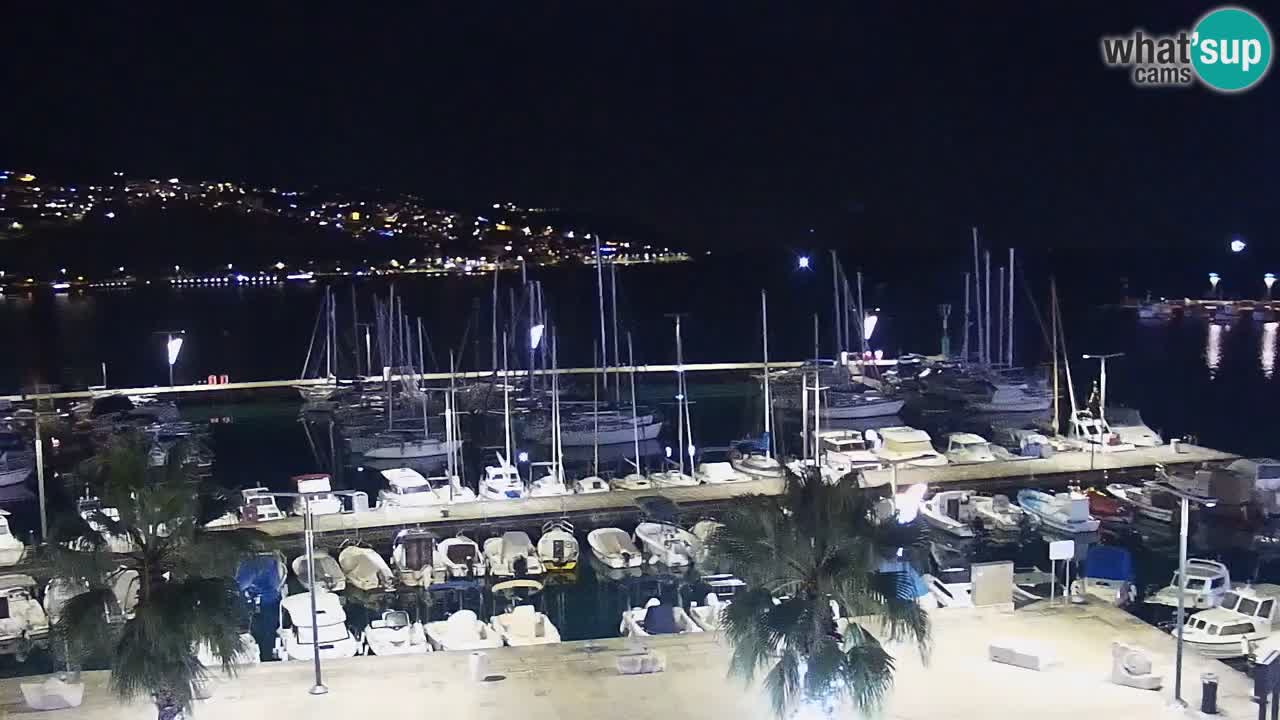 Web kamera Koper – marina i promenada – hotel Grand Koper