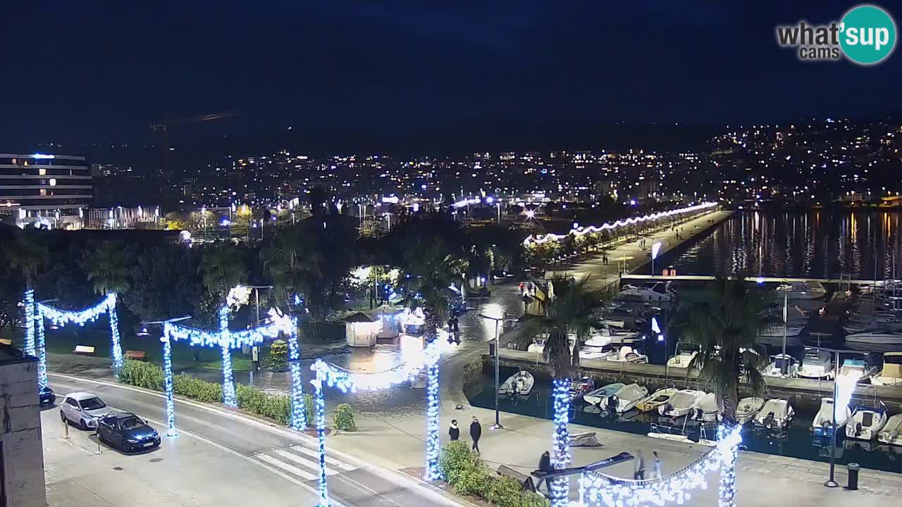 Camera en vivo Koper – puerto deportivo y paseo marítimo desde el Hotel Grand Koper