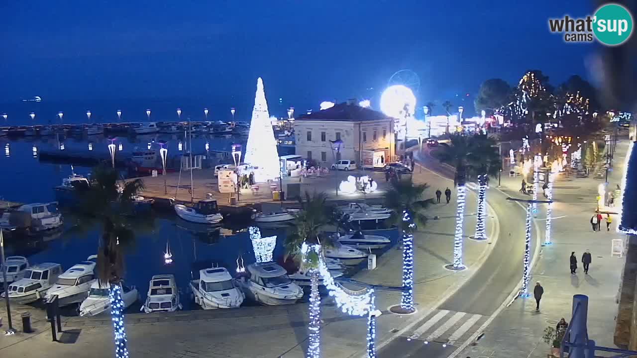 Web kamera Koper – marina i promenada – hotel Grand Koper