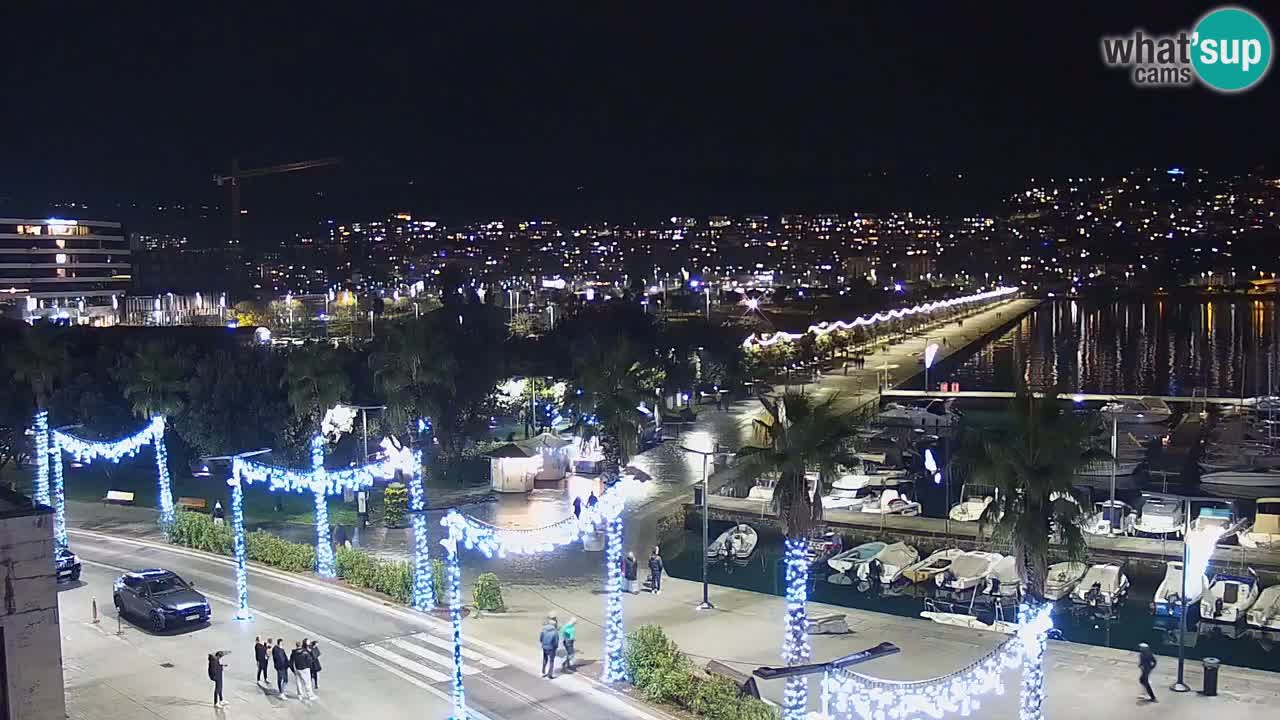 Spletna kamera Koper – Panorama na marino in promenado s Hotela Grand Koper