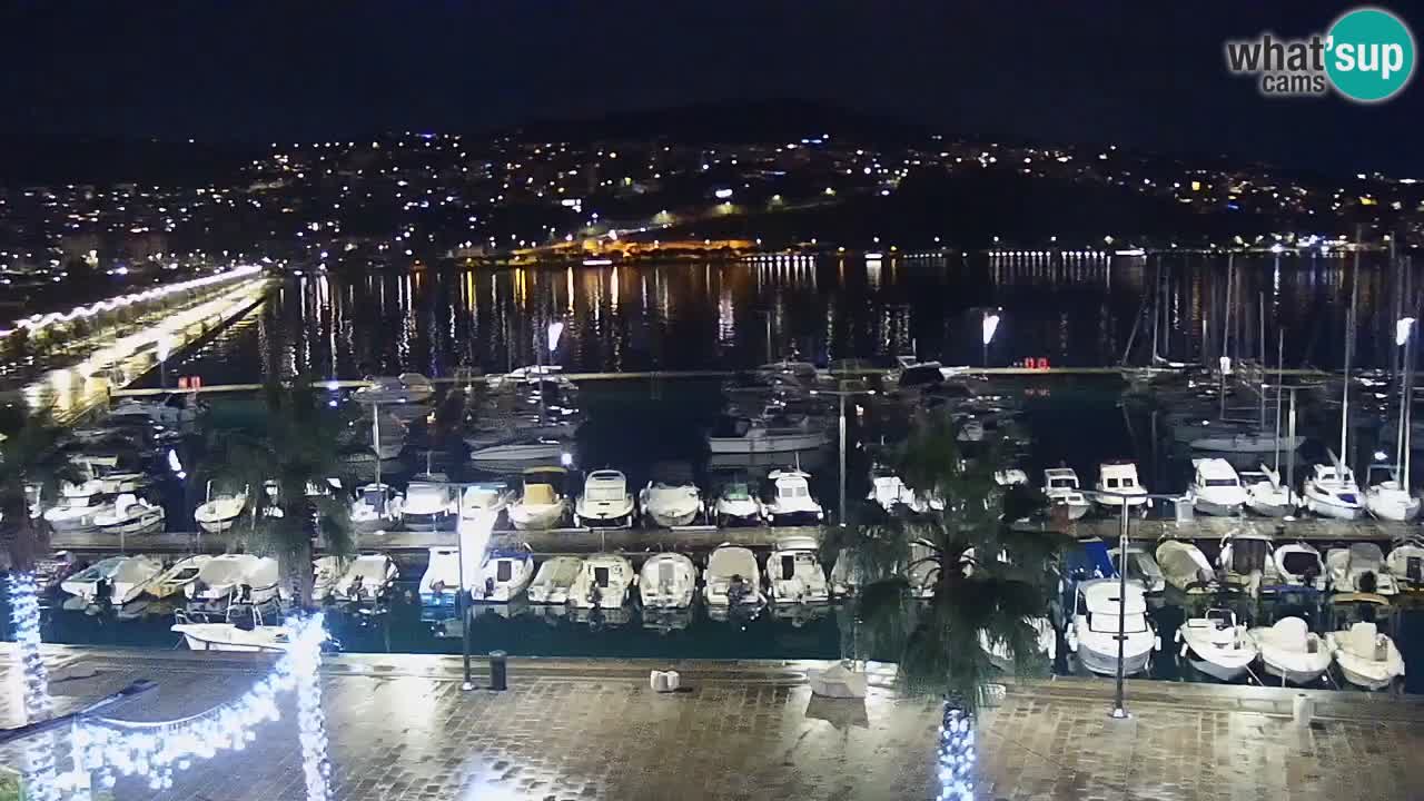 Web kamera Koper – marina i promenada – hotel Grand Koper