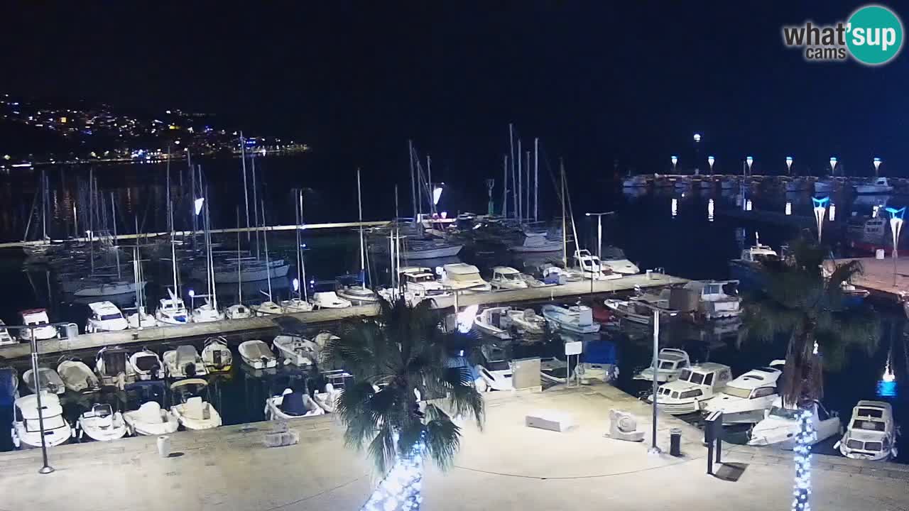 Webcam Capodistria – marina e lungo mare dall’Hotel Grand Koper