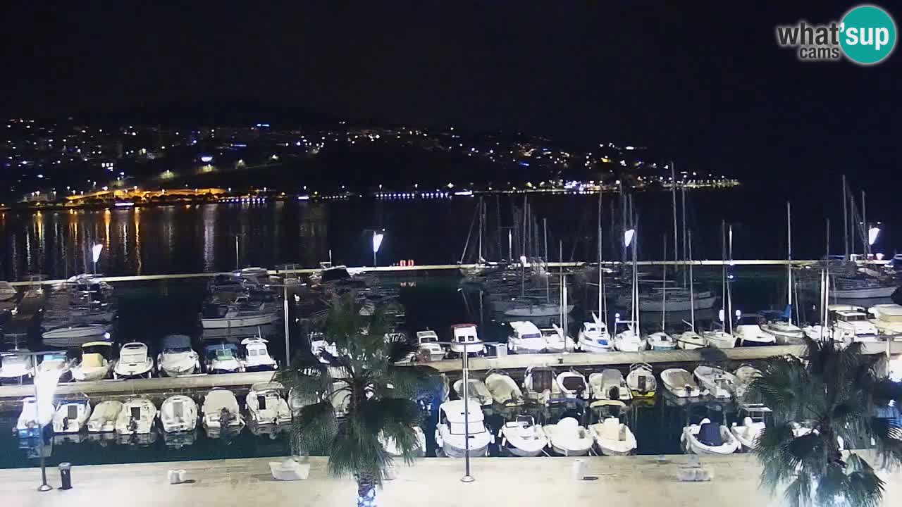 Web kamera Koper – marina i promenada – hotel Grand Koper