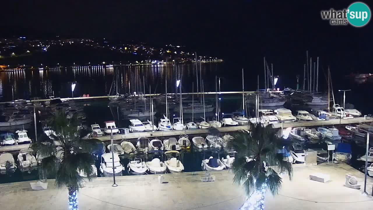 Webcam Capodistria – marina e lungo mare dall’Hotel Grand Koper