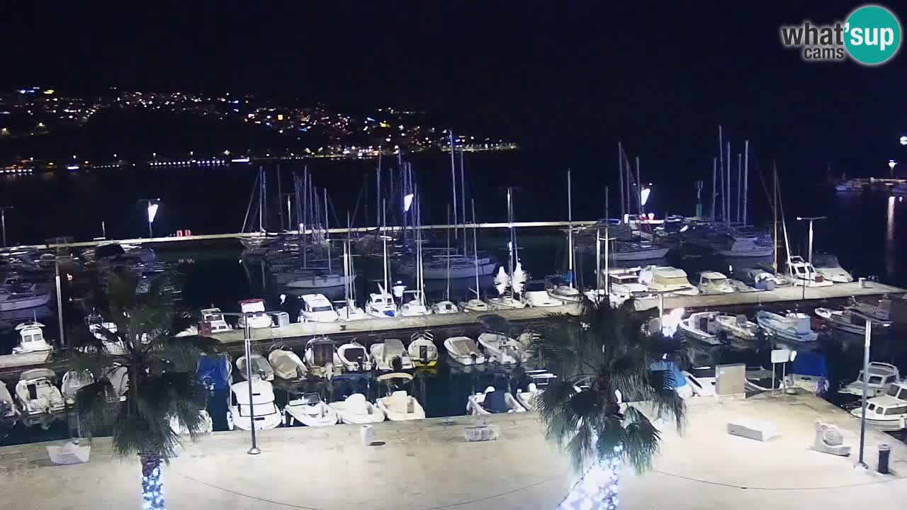 Webcam Capodistria – marina e lungo mare dall’Hotel Grand Koper
