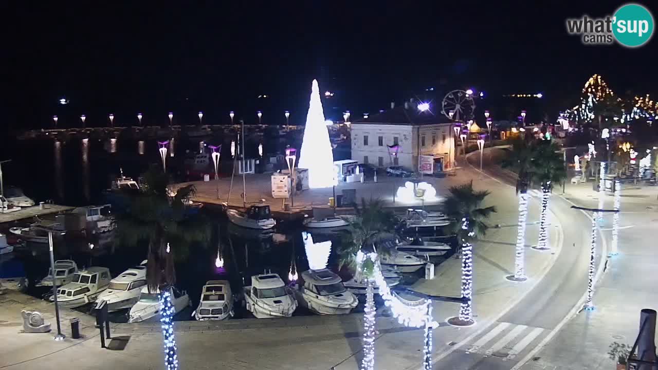 Webcam Capodistria – marina e lungo mare dall’Hotel Grand Koper