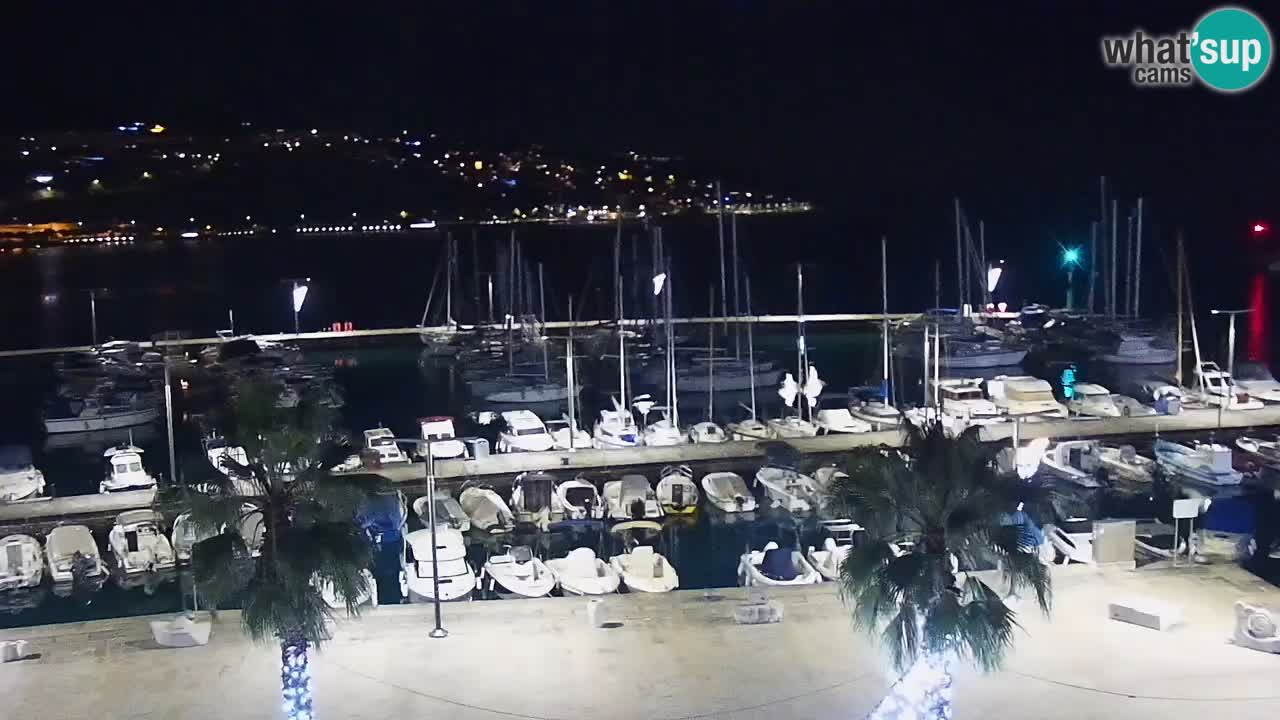 Web kamera Koper – marina i promenada – hotel Grand Koper