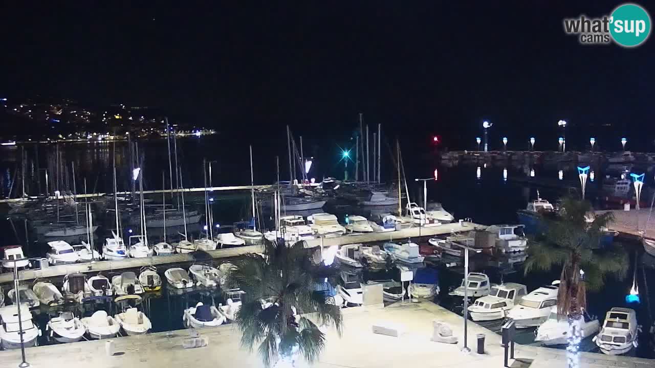 Spletna kamera Koper – Panorama na marino in promenado s Hotela Grand Koper