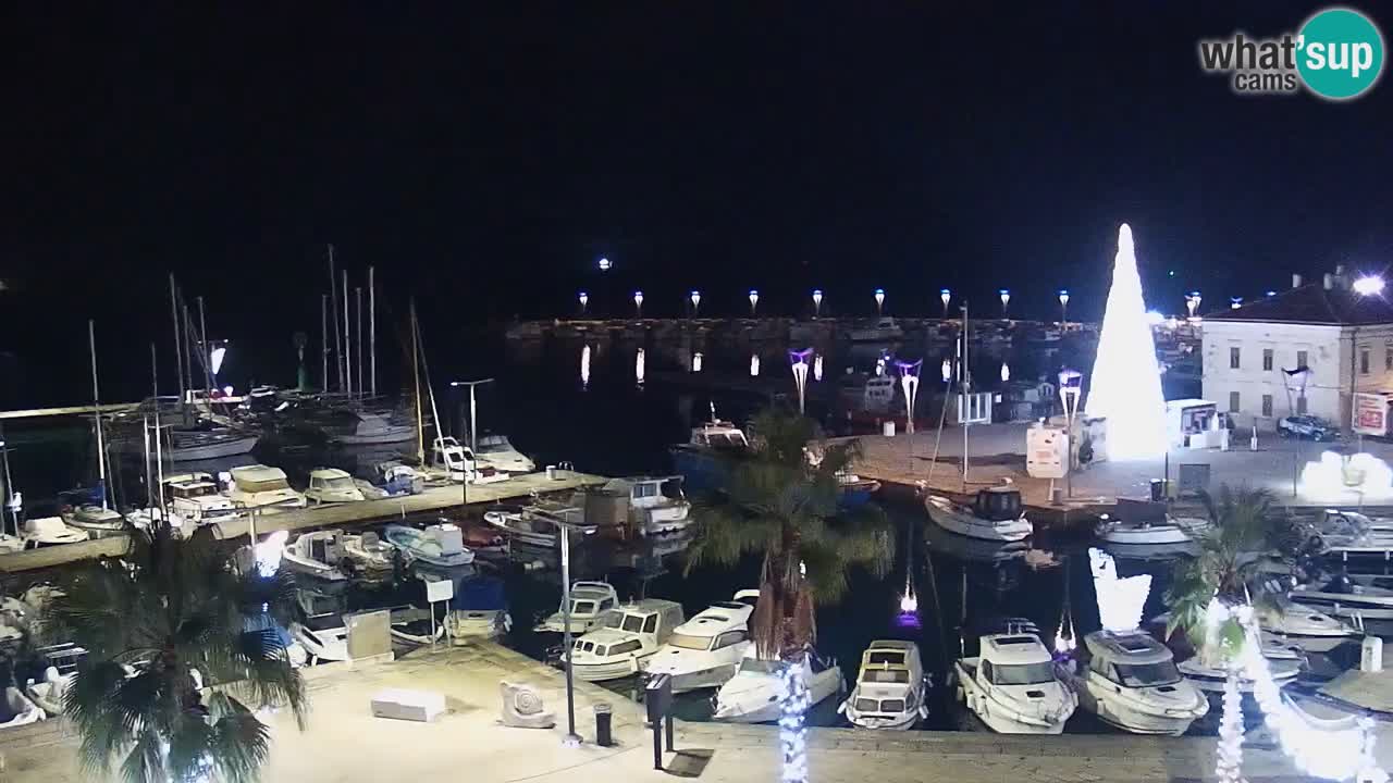 Webcam Capodistria – marina e lungo mare dall’Hotel Grand Koper