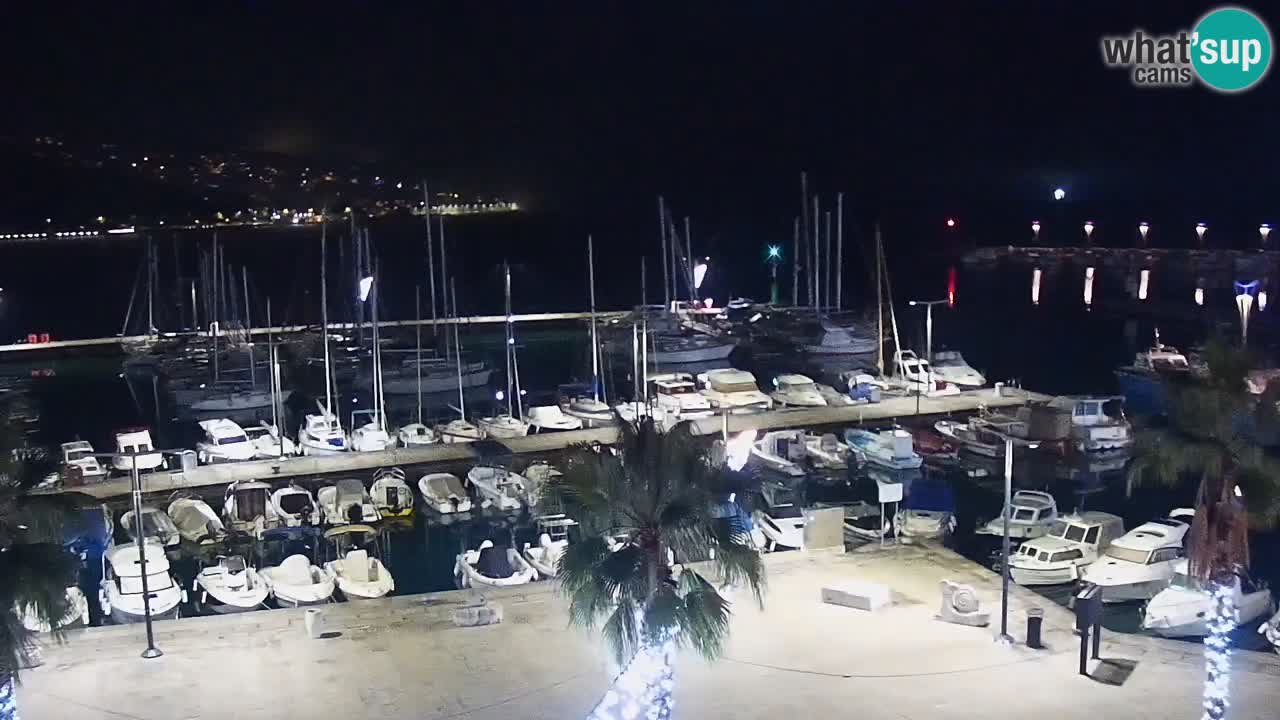 Web kamera Koper – marina i promenada – hotel Grand Koper