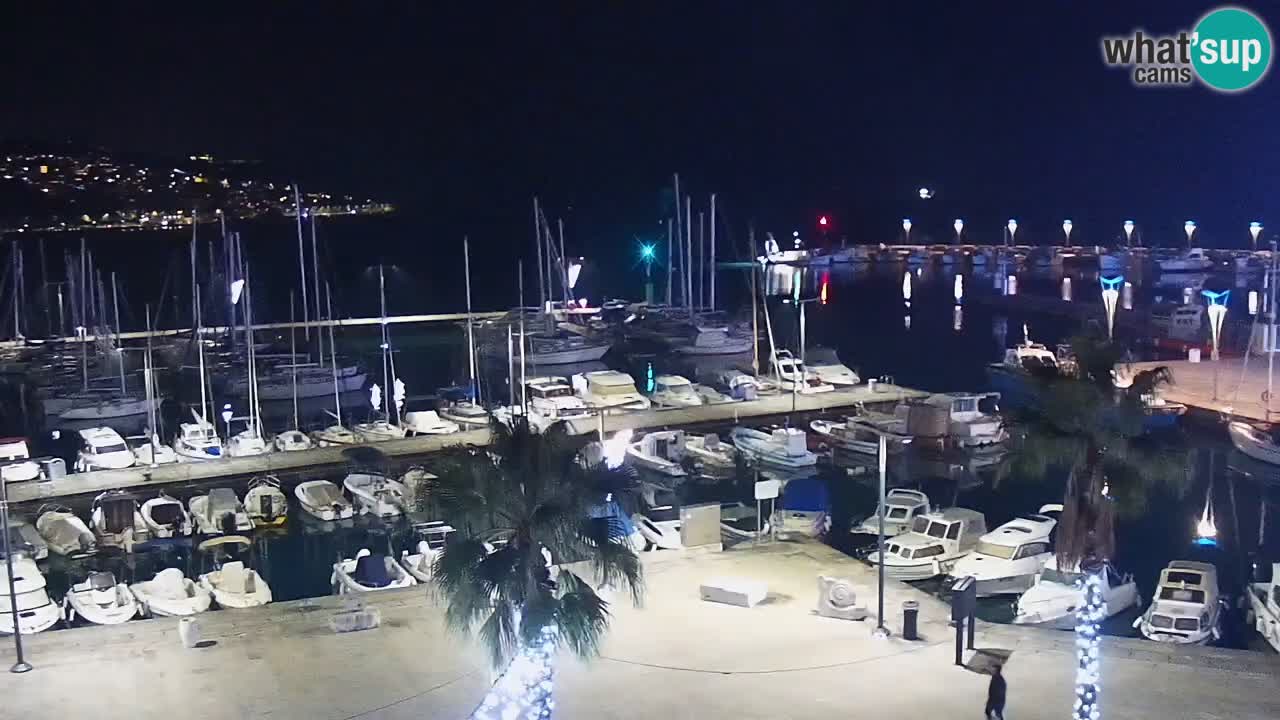 Web kamera Koper – marina i promenada – hotel Grand Koper