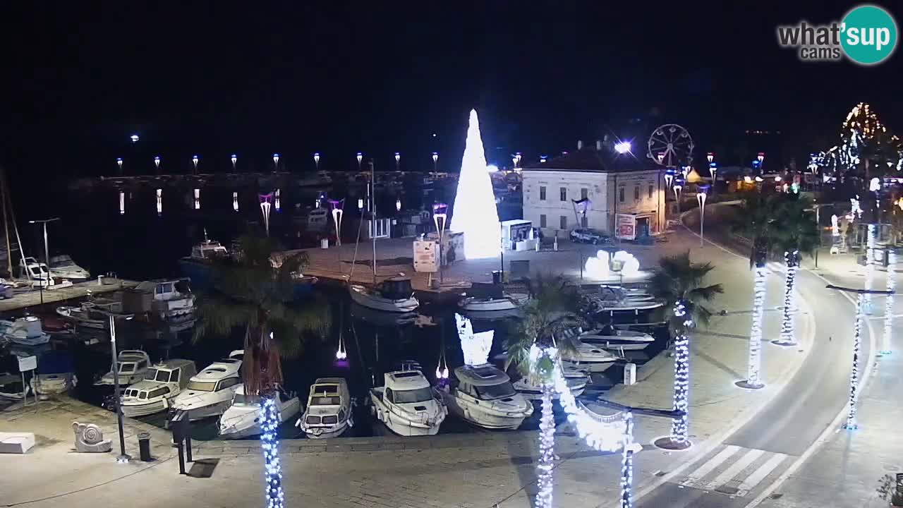 Web kamera Koper – marina i promenada – hotel Grand Koper