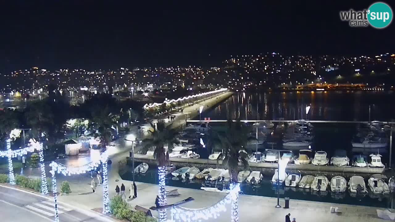 Web kamera Koper – marina i promenada – hotel Grand Koper