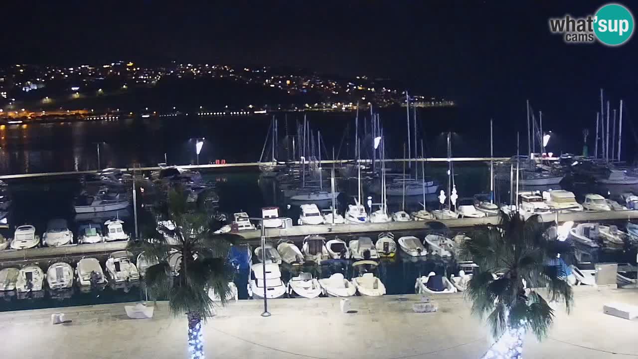 Web kamera Koper – marina i promenada – hotel Grand Koper