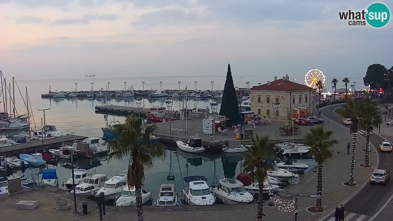 The Port of Koper live webcam – cruise and cargo port – Slovenia