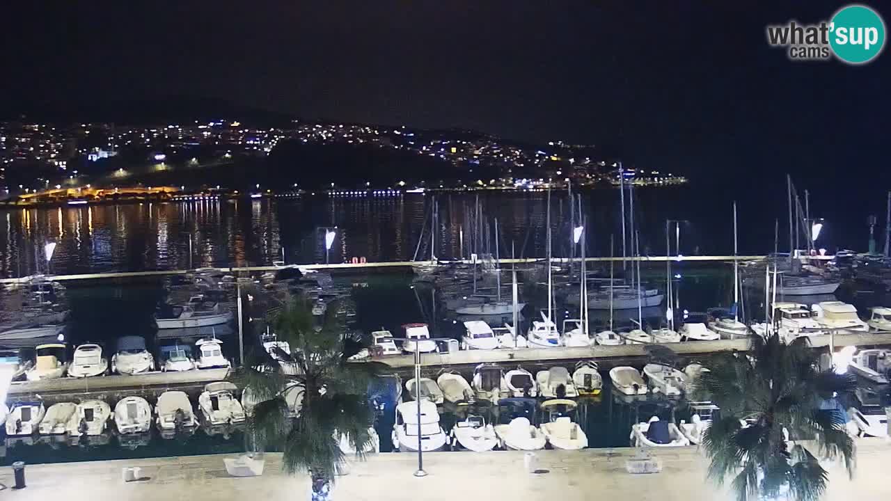 Spletna kamera Koper – Panorama na marino in promenado s Hotela Grand Koper