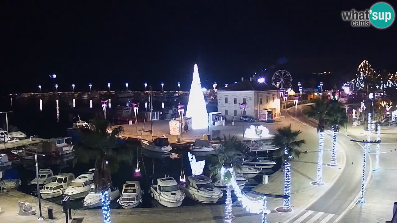 Webcam Capodistria – marina e lungo mare dall’Hotel Grand Koper