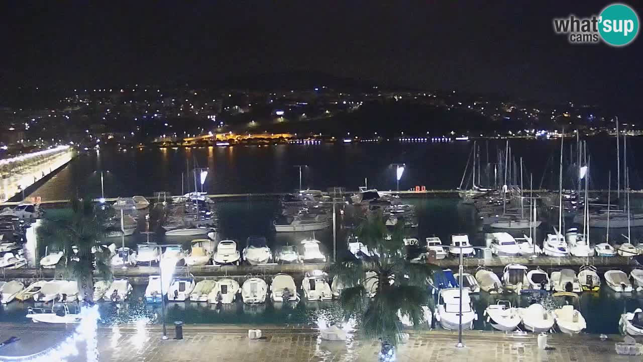 Web kamera Koper – marina i promenada – hotel Grand Koper