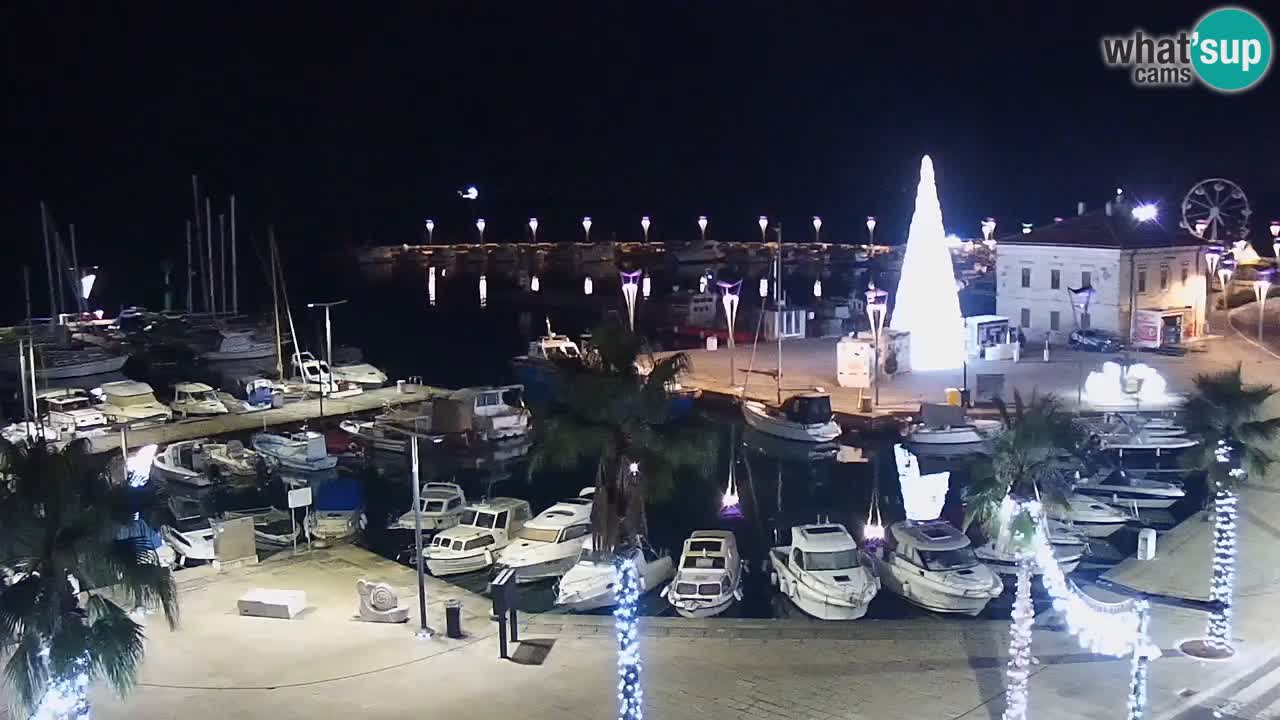 Web kamera Koper – marina i promenada – hotel Grand Koper