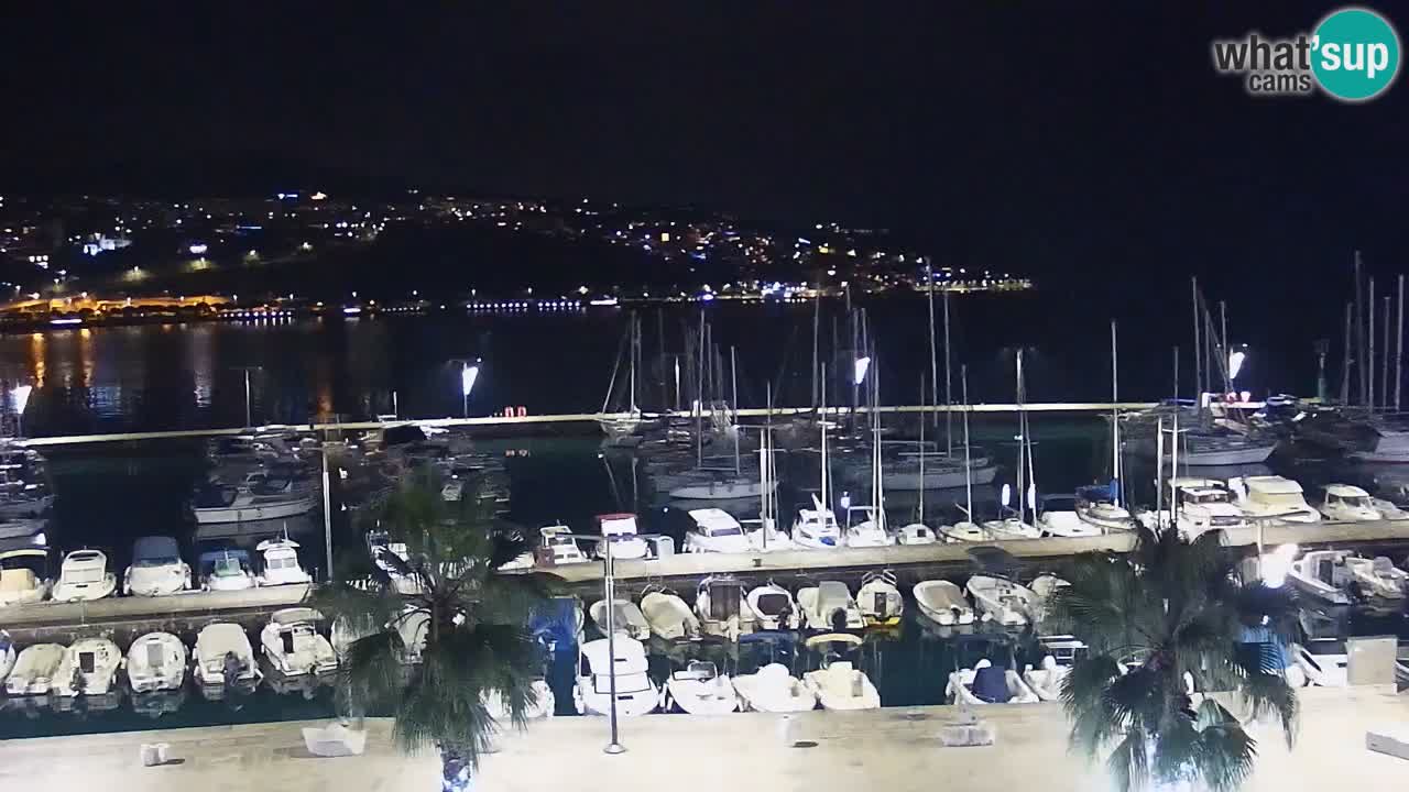 Webcam Capodistria – marina e lungo mare dall’Hotel Grand Koper