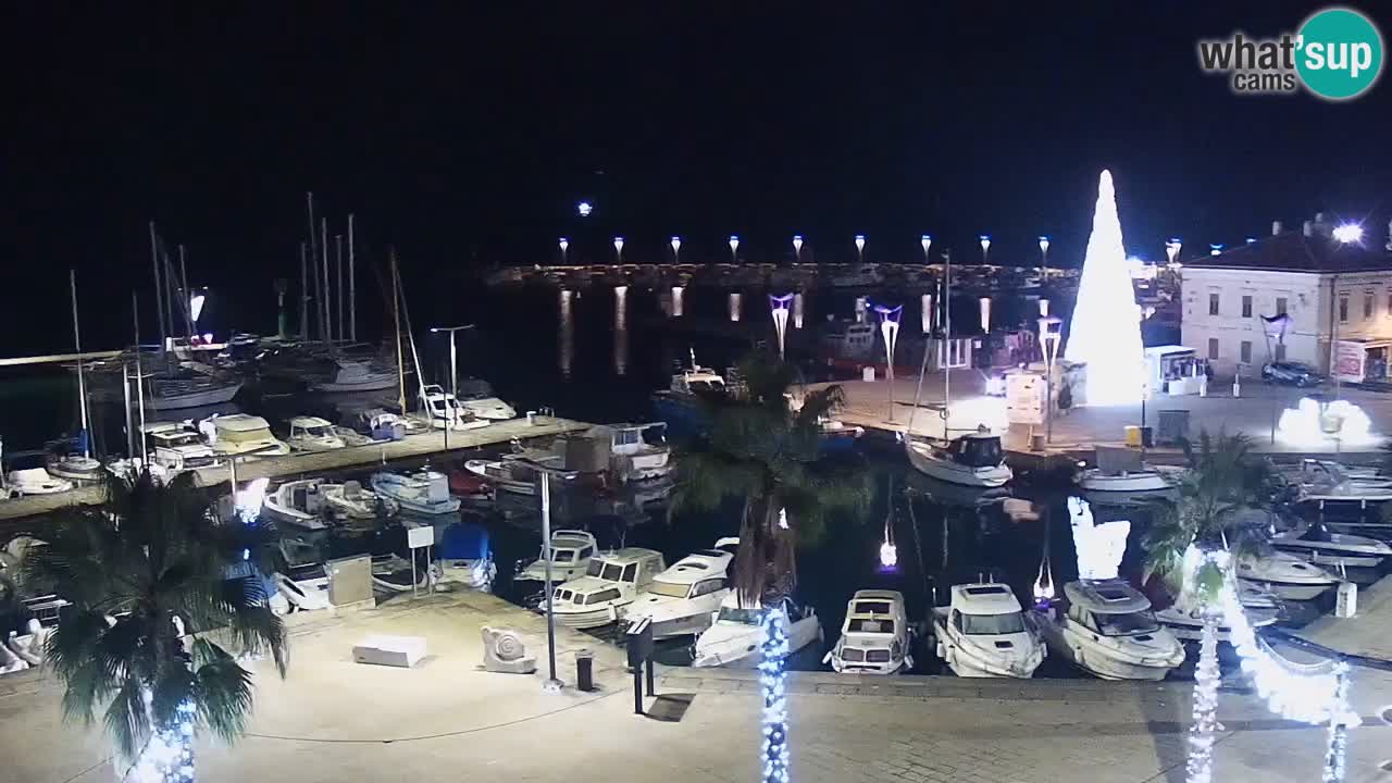 Web kamera Koper – marina i promenada – hotel Grand Koper
