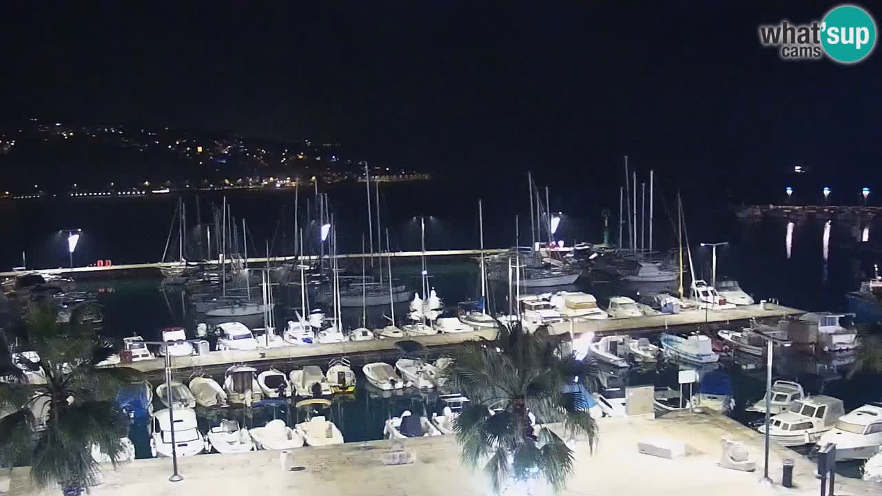 Webcam Capodistria – marina e lungo mare dall’Hotel Grand Koper